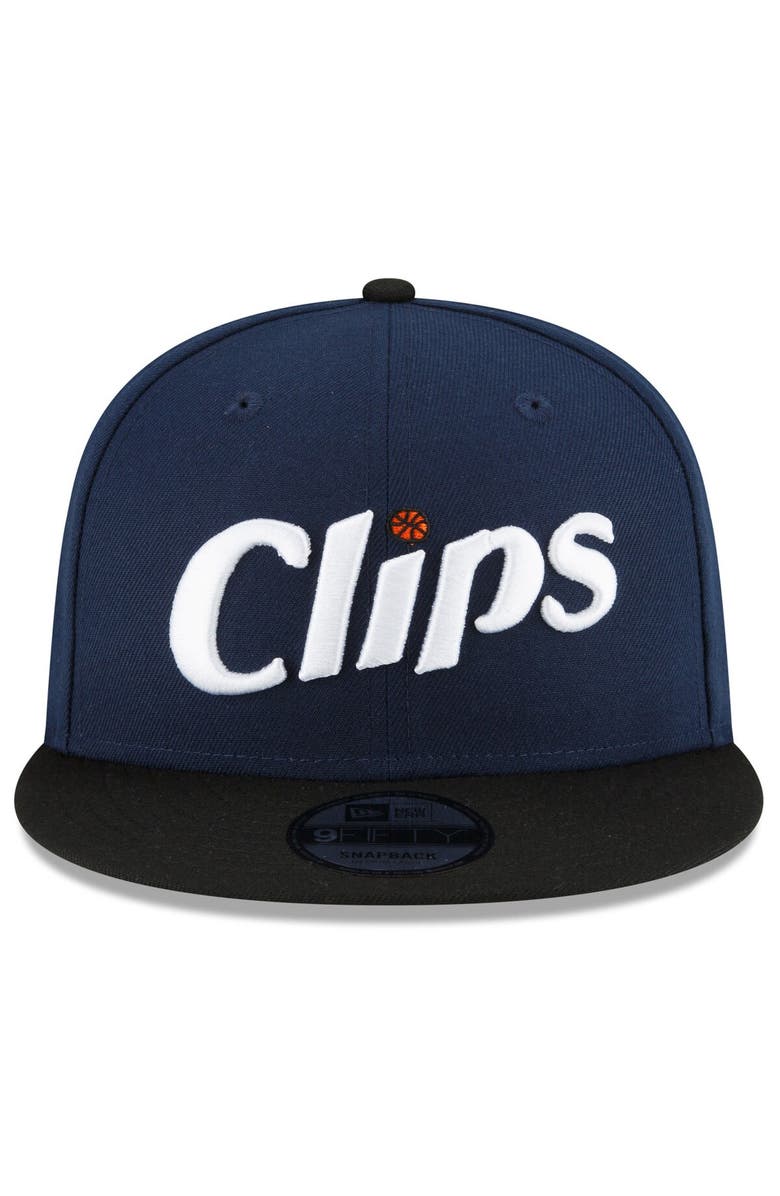 New Era Men's New Era  Navy/Black LA Clippers 2023/24 City Edition 9FIFTY Snapback Adjustable Hat, Alternate, color, 