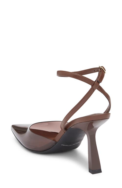 Open Edit Neesha Ankle Strap Pump In Brown