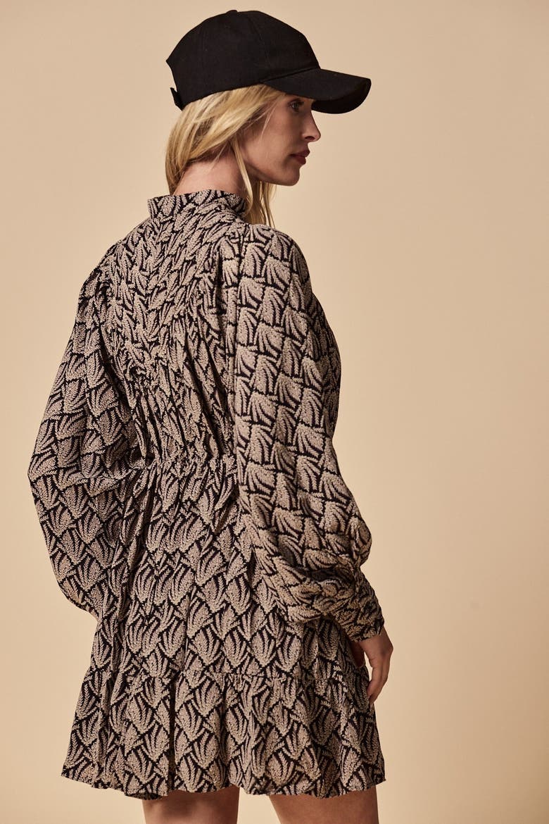 The Marissa Dress, Alternate, color, Black Print