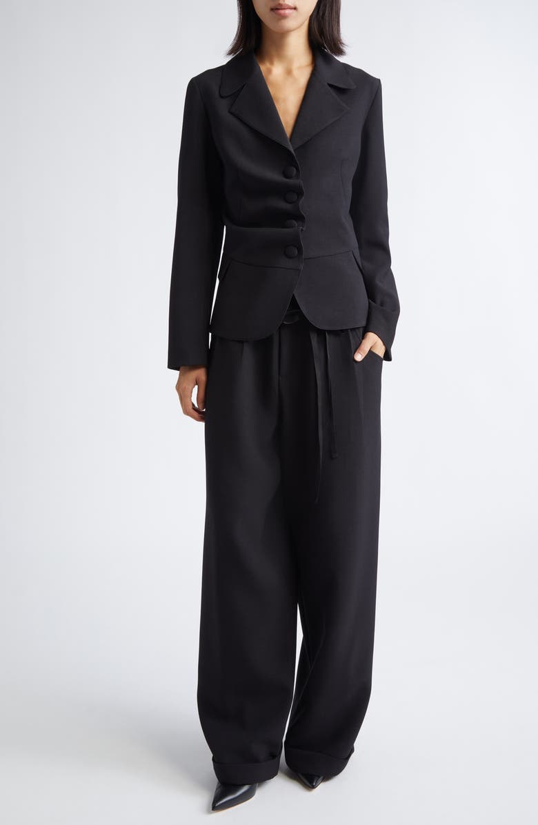 renaissance renaissance Sylvia Jacket, Alternate, color, Black