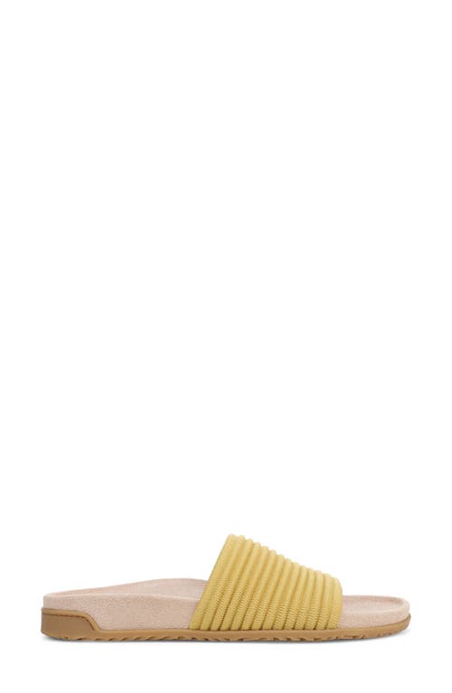 Vionic Evie Slide Sandal In Yellow