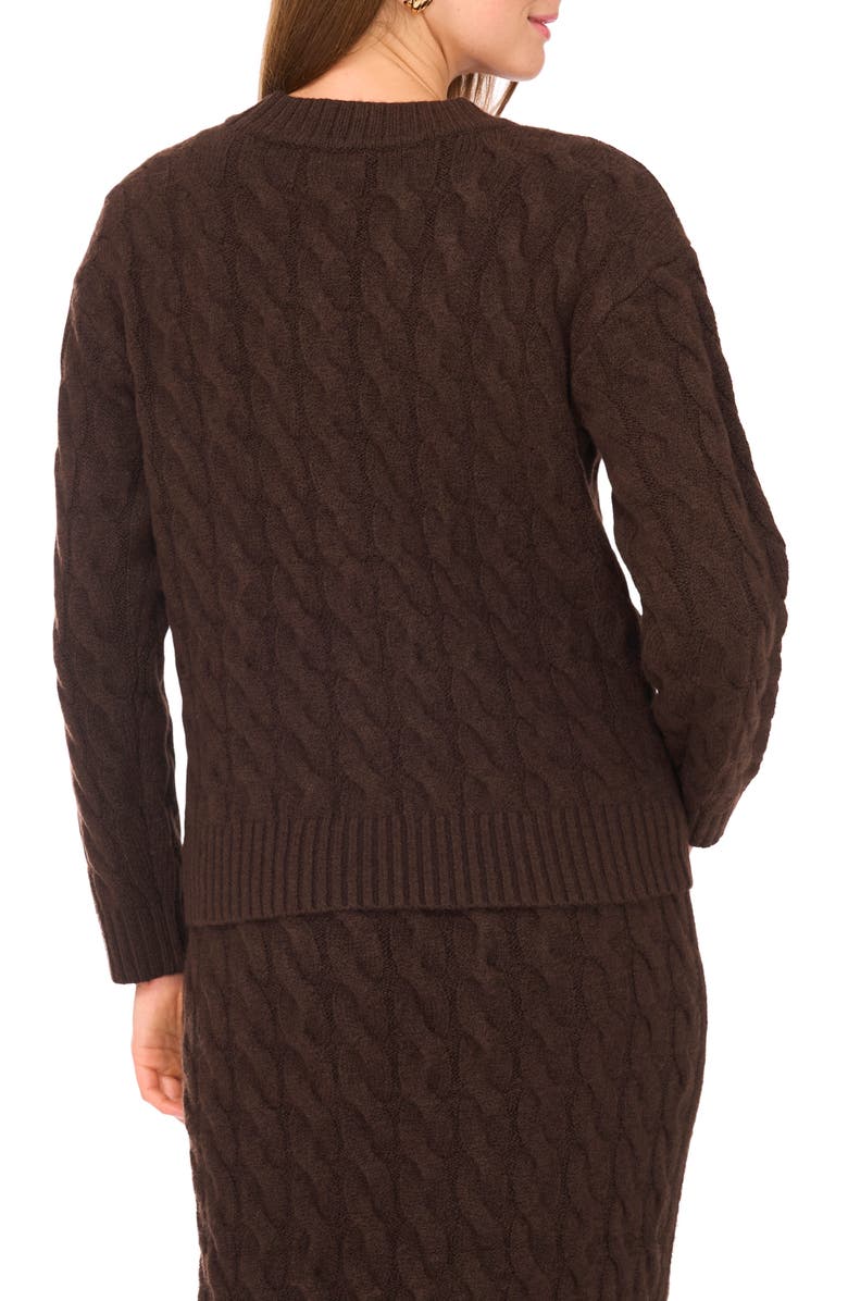 Vince Camuto Cable Cardigan, Alternate, color,