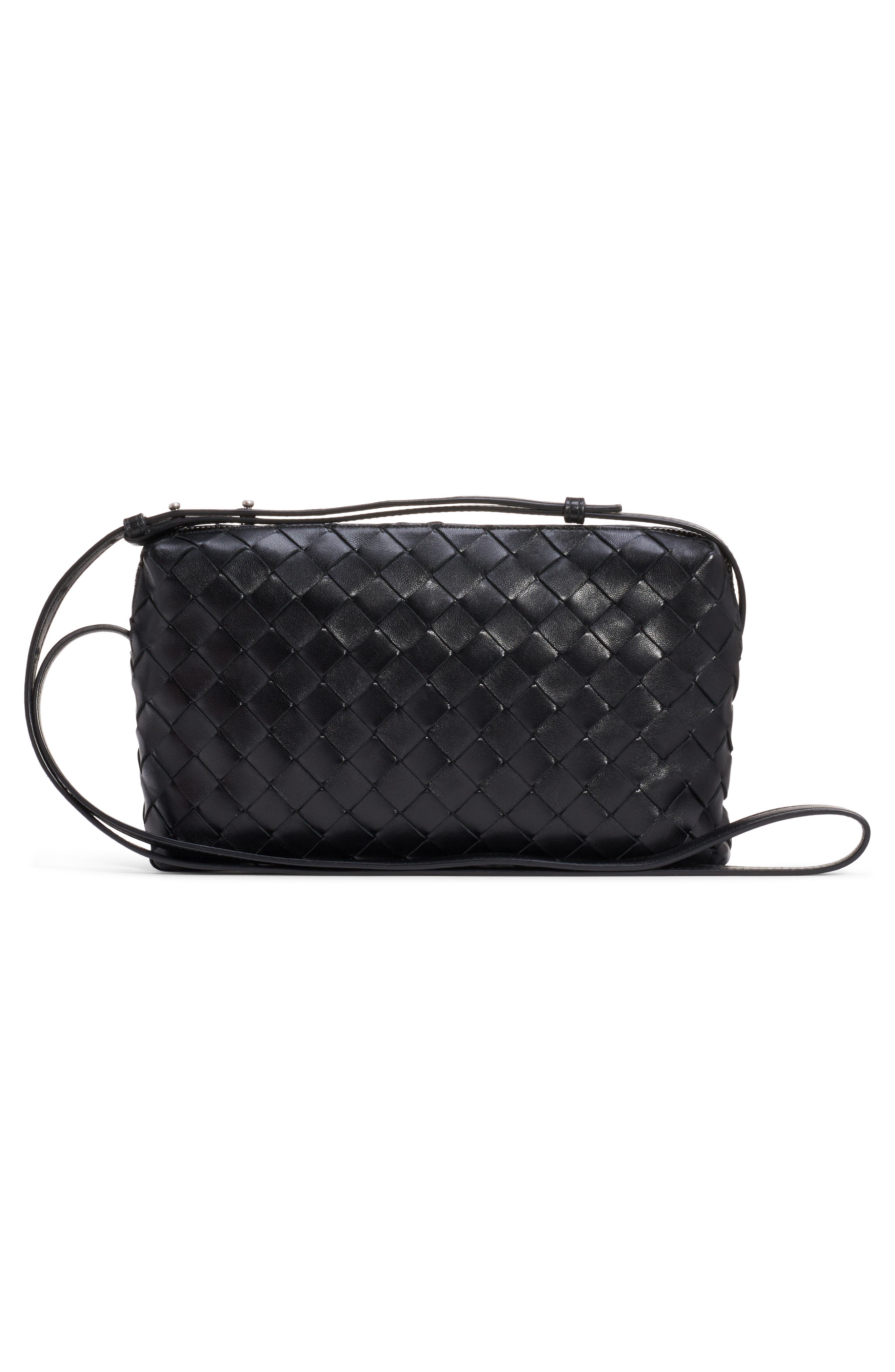 Bottega Veneta Intrecciato Leather Camera Bag, Alternate, color, 