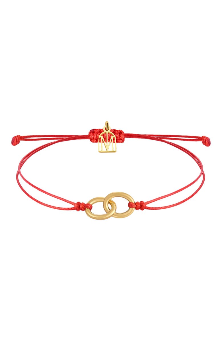 Mantra Thread of Friendship - Set of 2 bracelets, Main, color, Gold