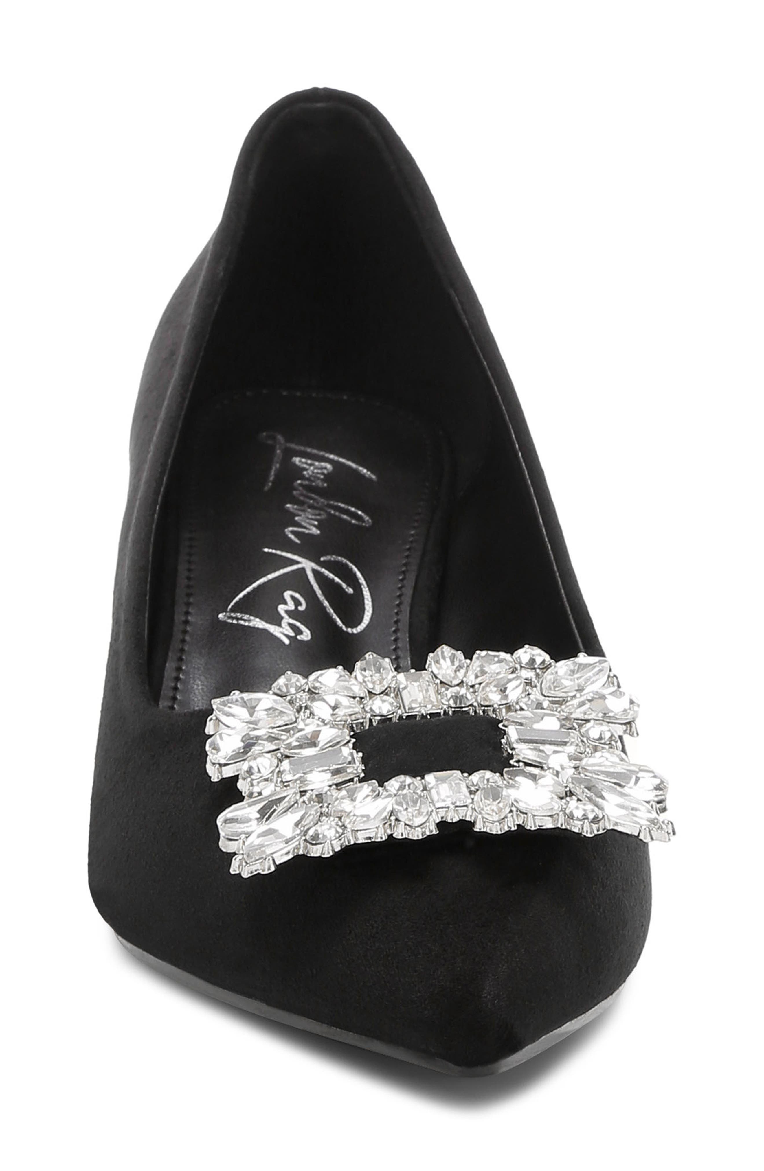 Peyton Pointed Toe Pump, Alternate, color, BLACK