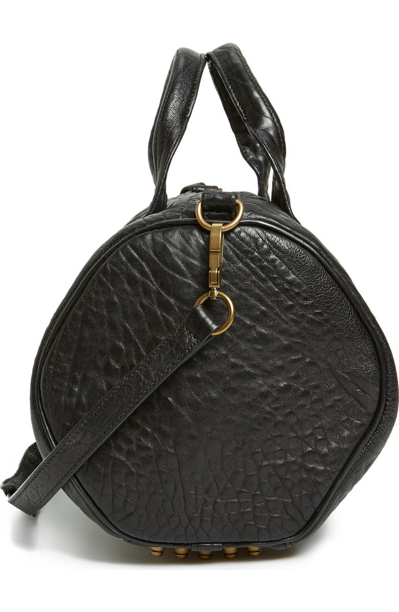 Alexander Wang 'Rocco - Antique Brass' Leather Satchel, Alternate, color,