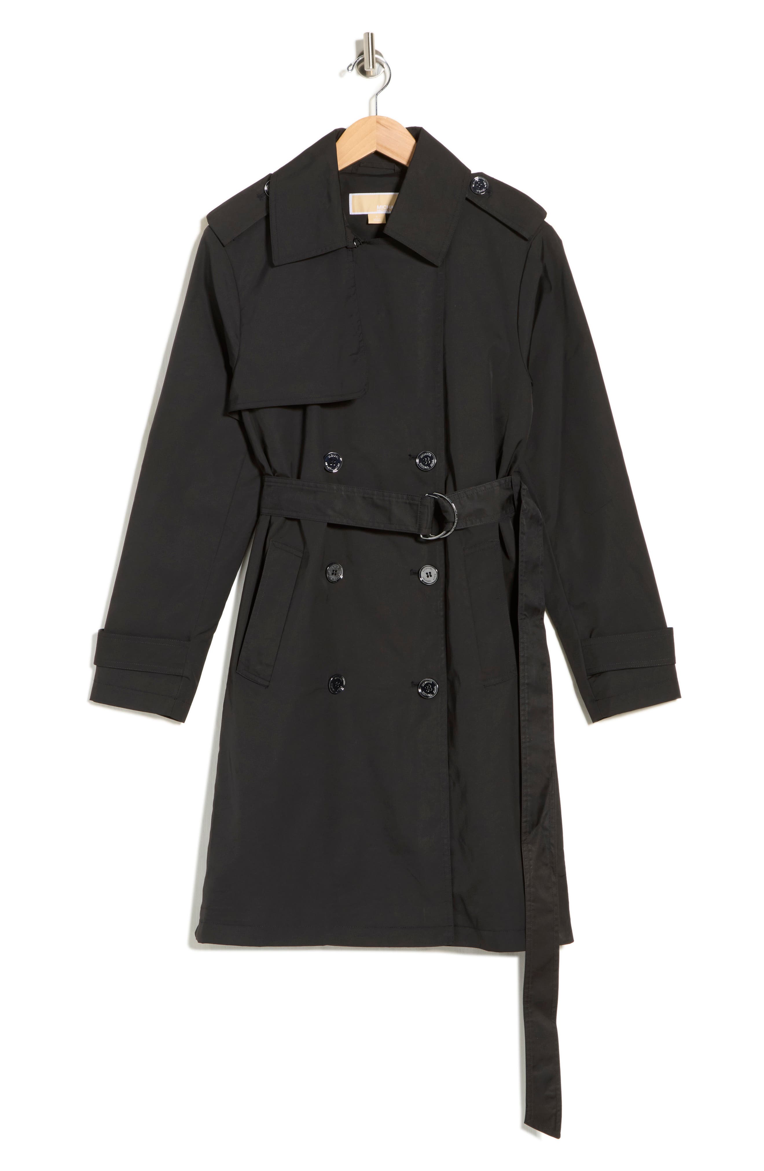 Michael Kors Belted Double Breasted Trench Coat