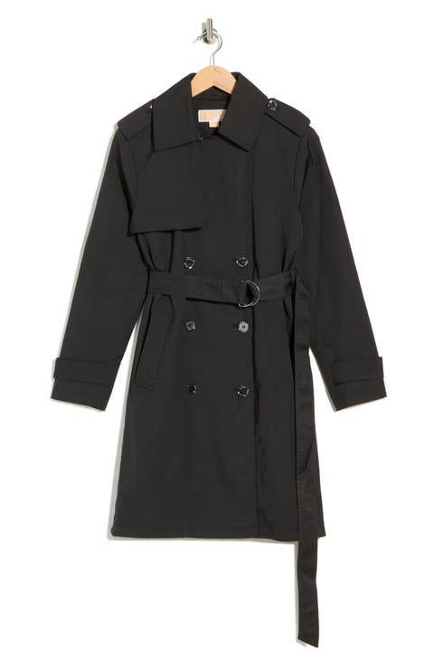 Belted Double Breasted Trench Coat