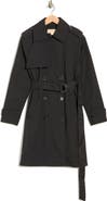 Michael Kors Belted Double Breasted Trench Coat