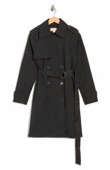Michael Kors Belted Double Breasted Trench Coat