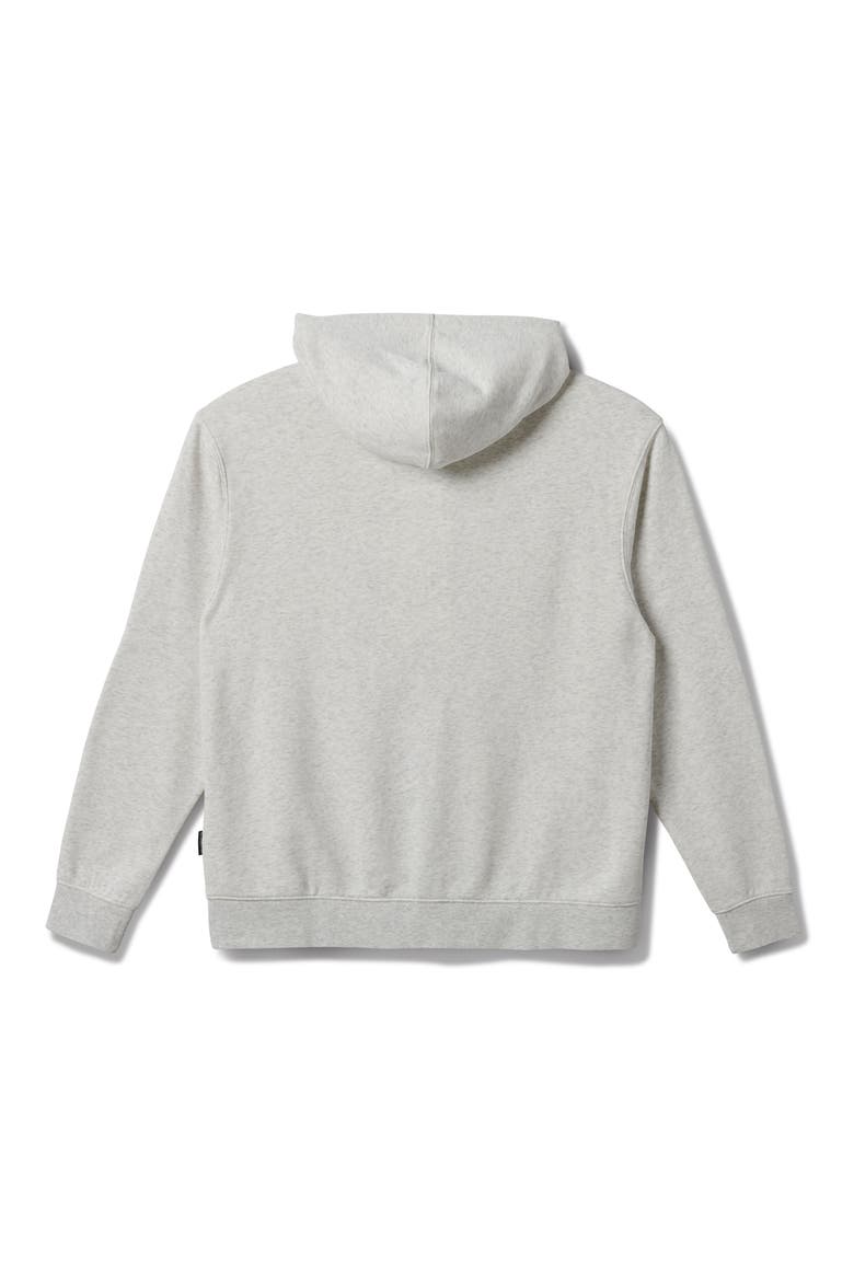 Saltwater Zip Hoodie, Alternate, color, WHITE/HEATHER