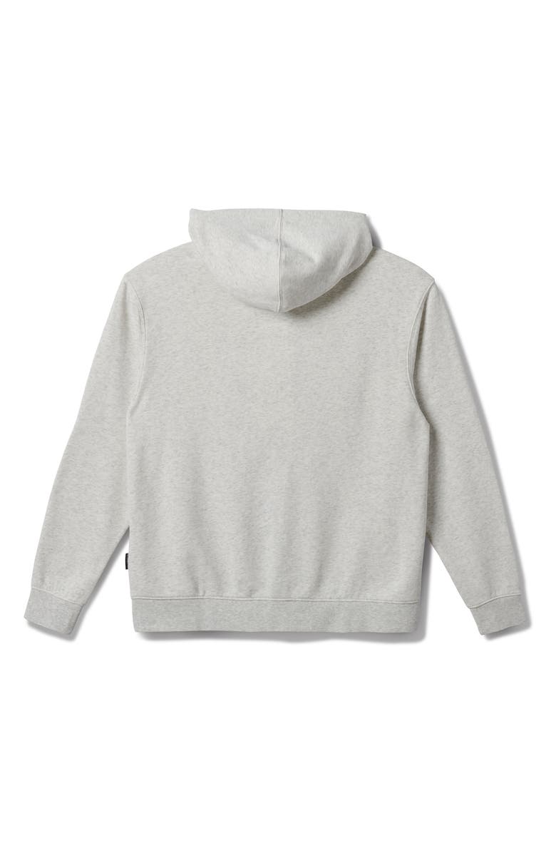 Quiksilver Saltwater Zip Hoodie, Alternate, color, White/Heather