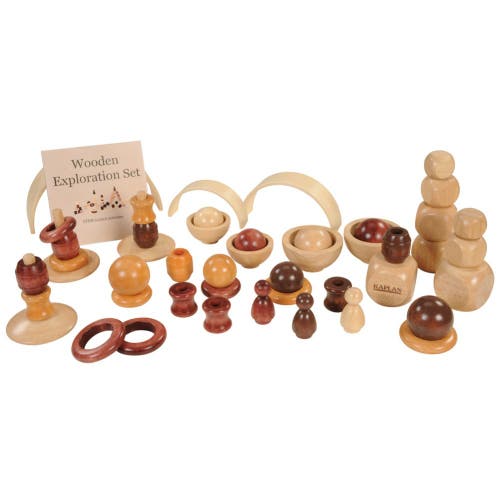 Kaplan Early Learning Company Toddler And Preschooler Wooden Exploration Set In Multi
