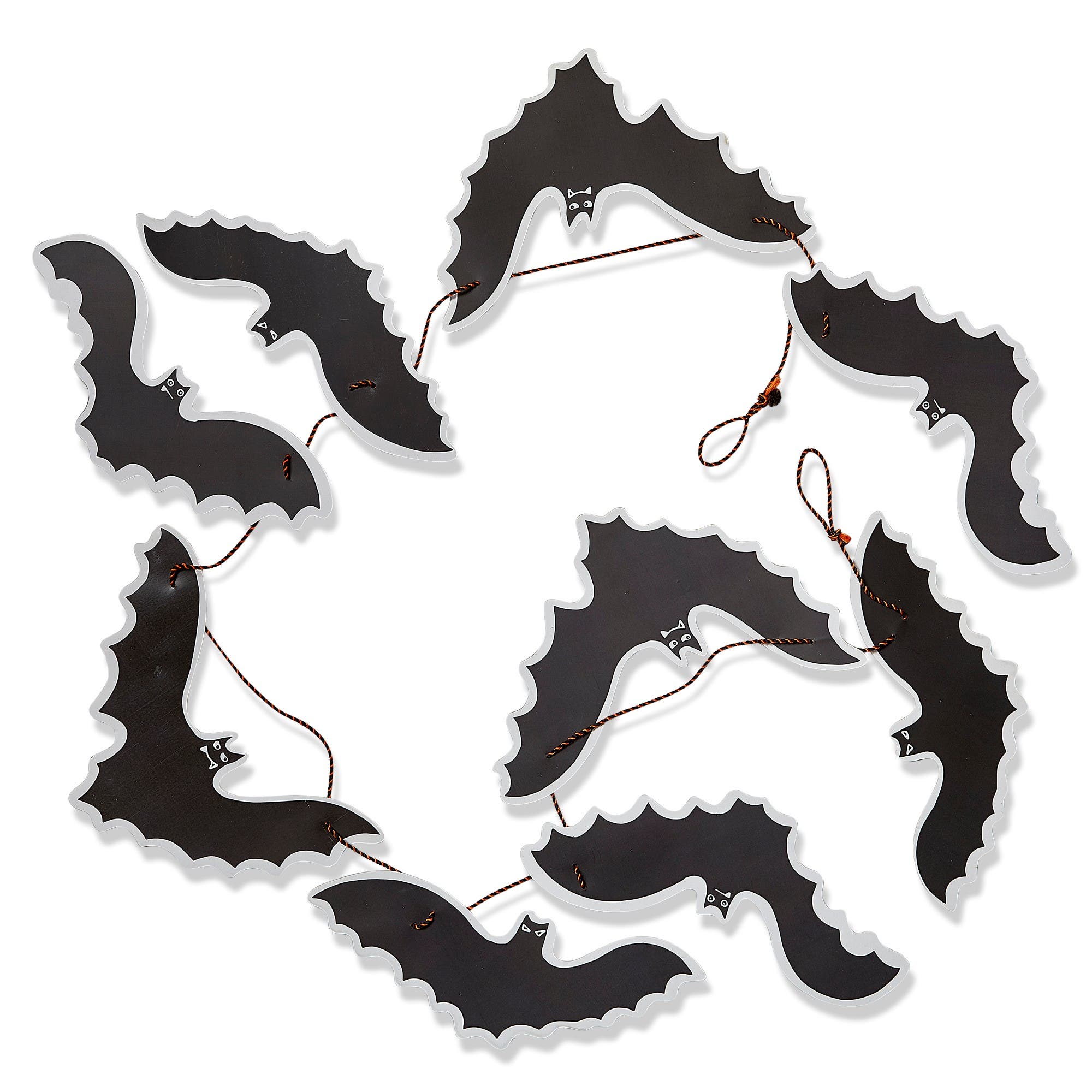 Tag Going Batty Paper Garland Halloween Wall Decor Black