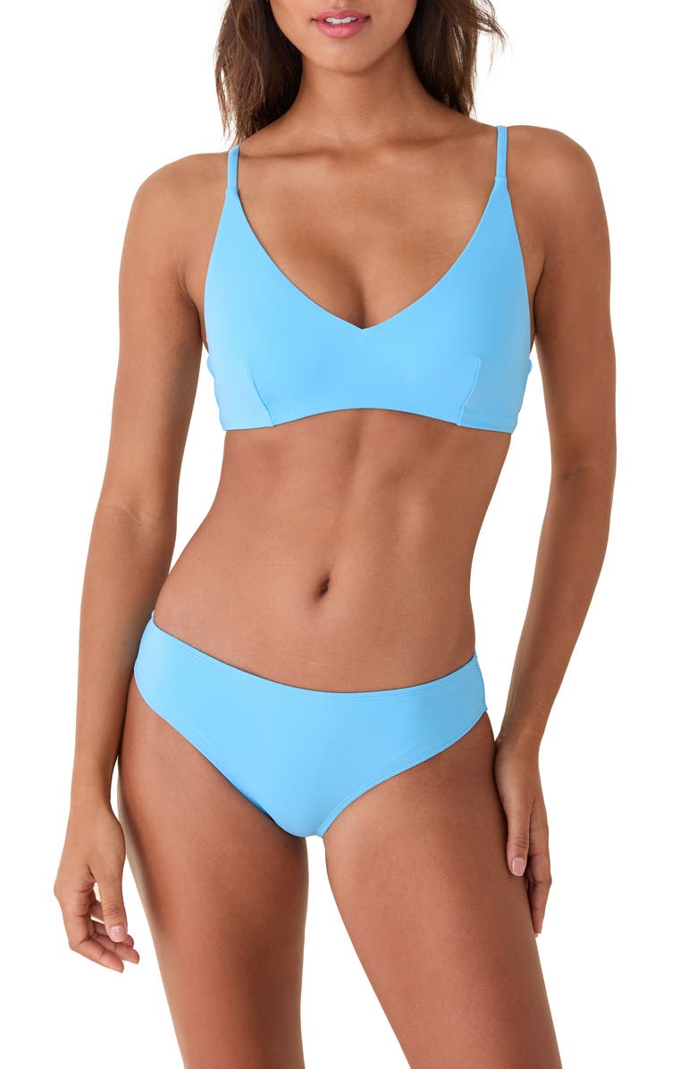 Andie The Ohana Bikini Top, Alternate, color, Celeste