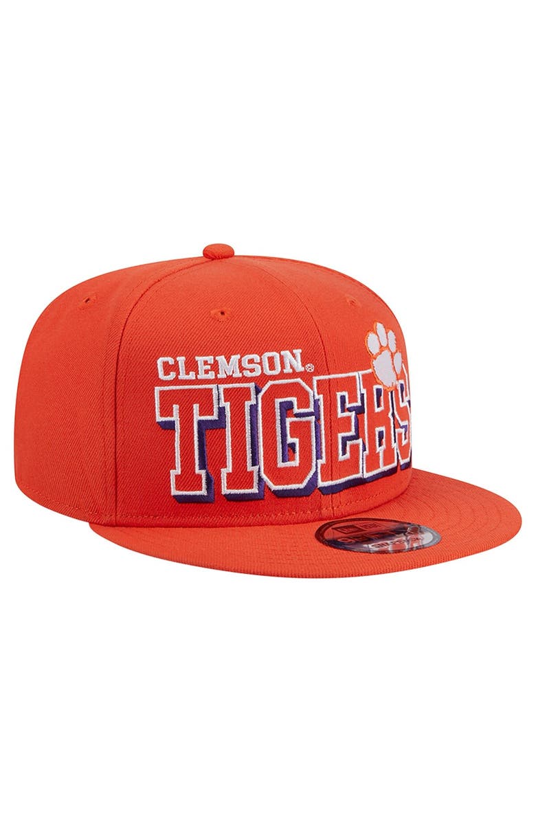 New Era Men's New Era Orange Clemson Tigers Game Day 9FIFTY Snapback Hat, Alternate, color, Orange