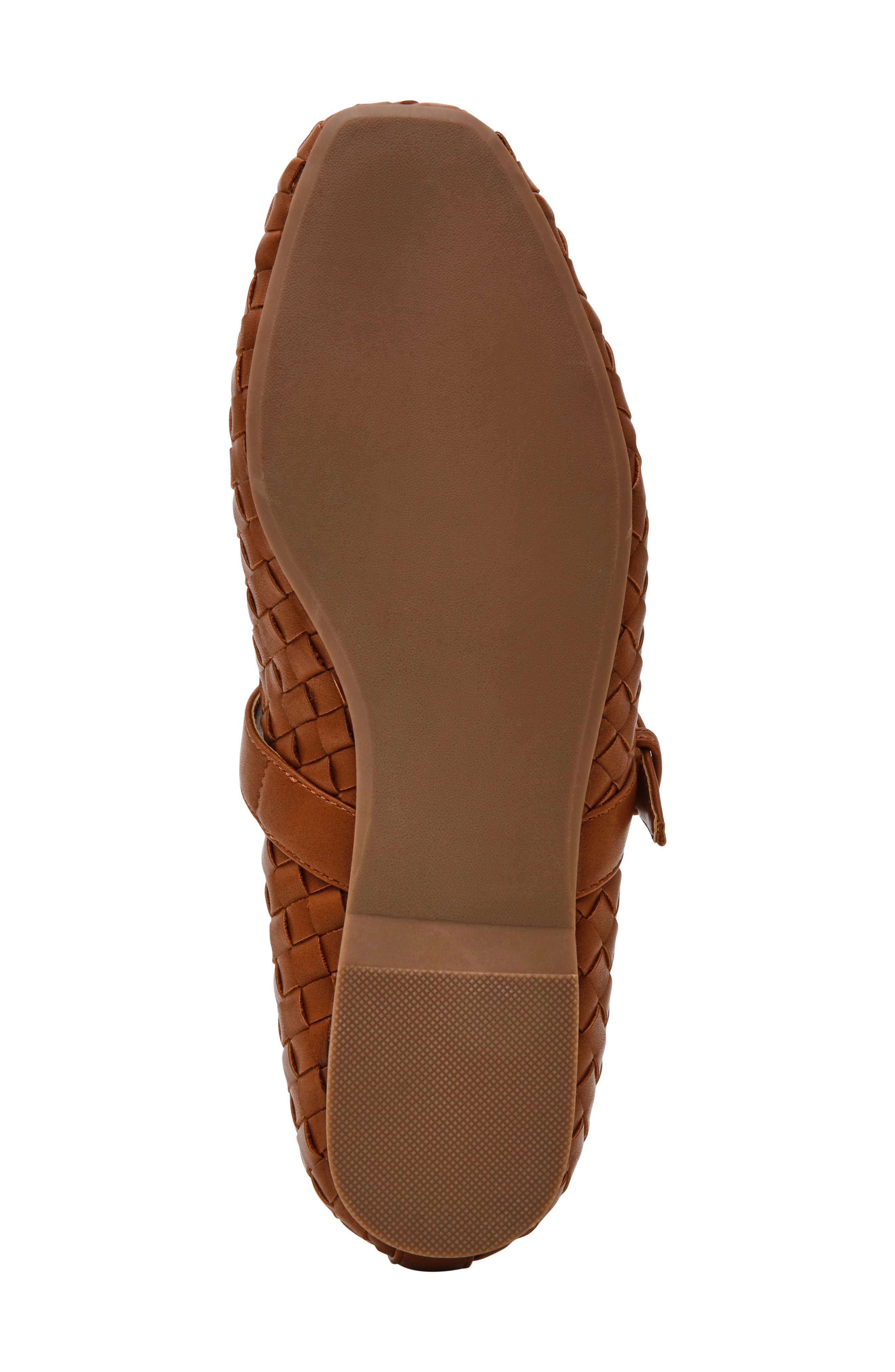 Mulaney Woven Mary Jane Flat, Alternate, color, CHESTNUT