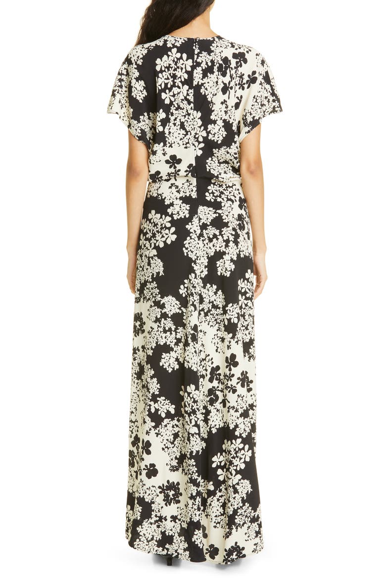 Floral Slouch Waist Maxi Dress, Alternate, color, FLORAL