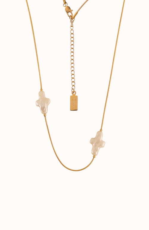 Joiana Jewelry Cross Chain Necklace In Gold