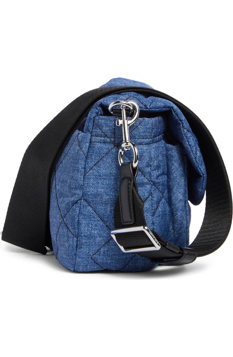 Marc Jacobs Denim Effect Quilted Crossbody Bag, Alternate, color, Denim Blue
