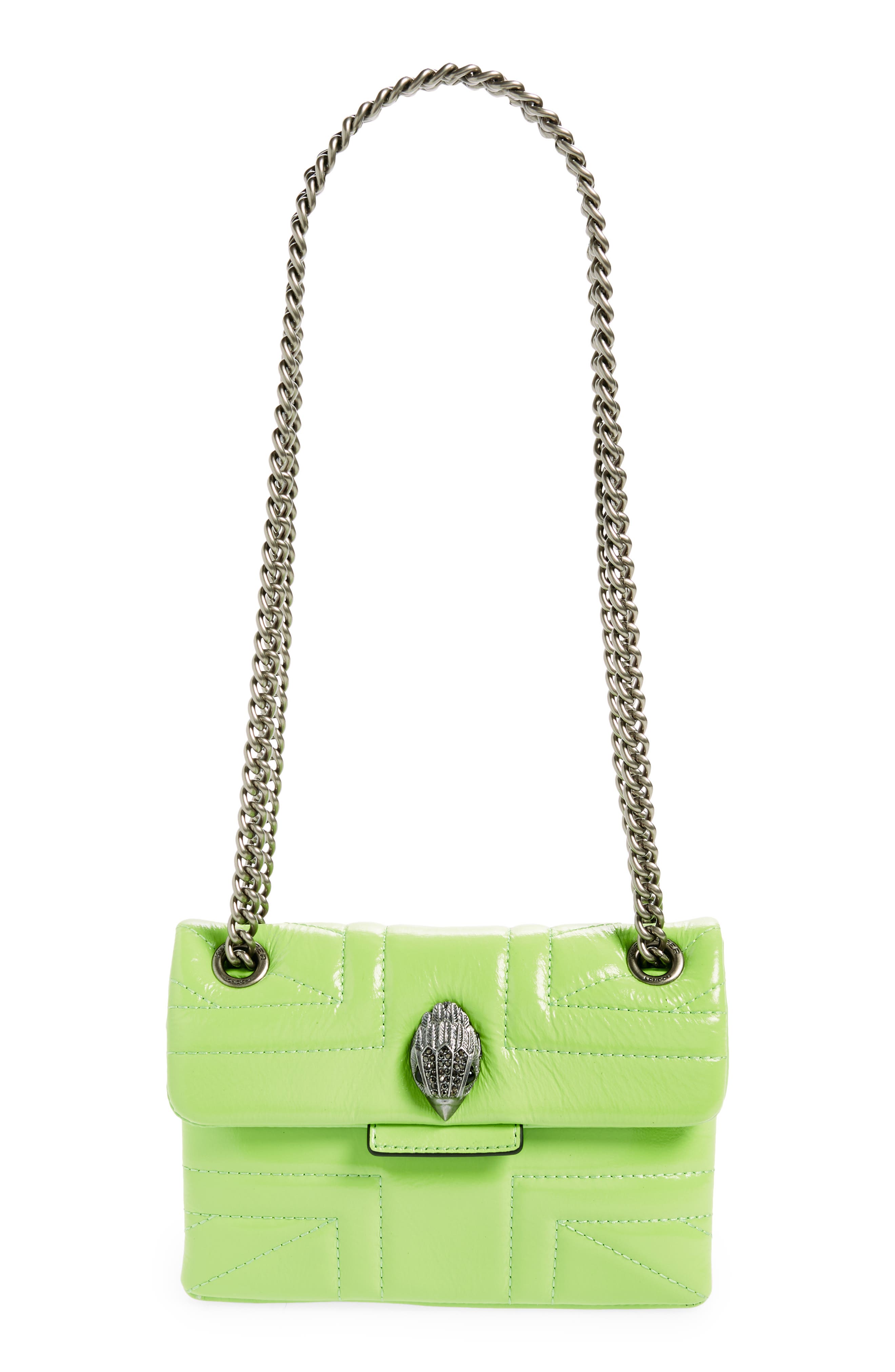 Kurt Geiger London Mini Leather Kensington Leather Shoulder Bag, Main, color, 