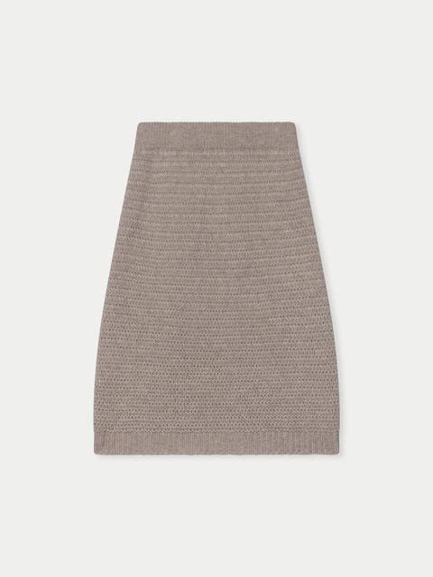 Cashmere Sheath Skirt