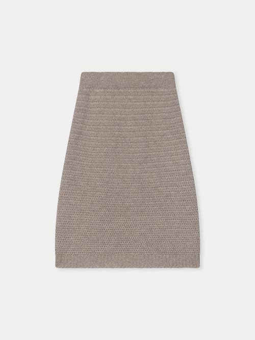 Gobi Cashmere Cashmere Sheath Skirt In Gray