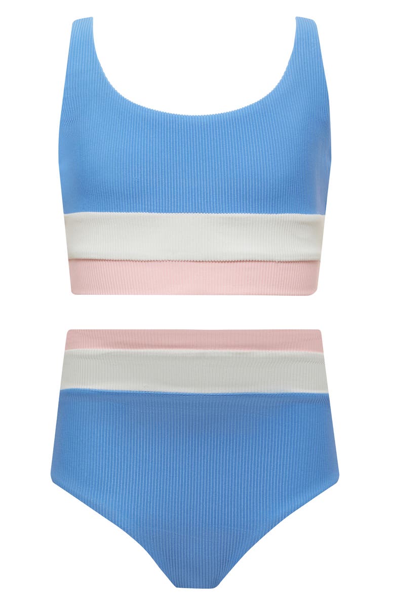 Beach Riot Kids' Little Mackenzie & Heidi Two-Piece Swimsuit, Main, color, 