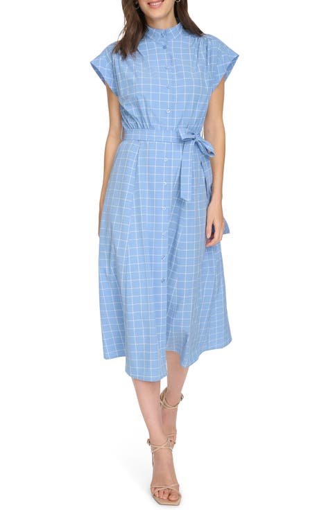 Big Check Shirtdress