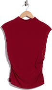 DKNY Funnel Neck Jersey Top