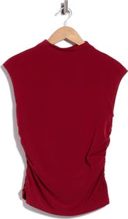 DKNY Funnel Neck Jersey Top