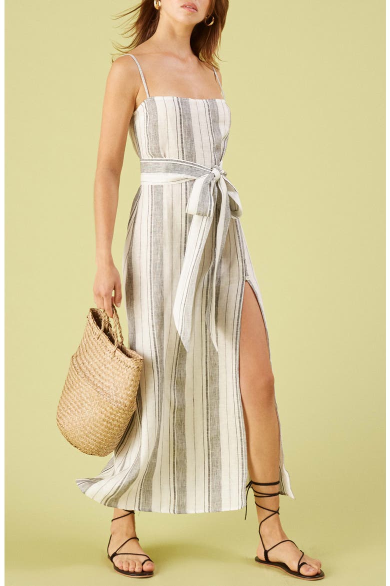 Pineapple Stripe Sundress, Alternate, color, LOUSIANA STRIPE