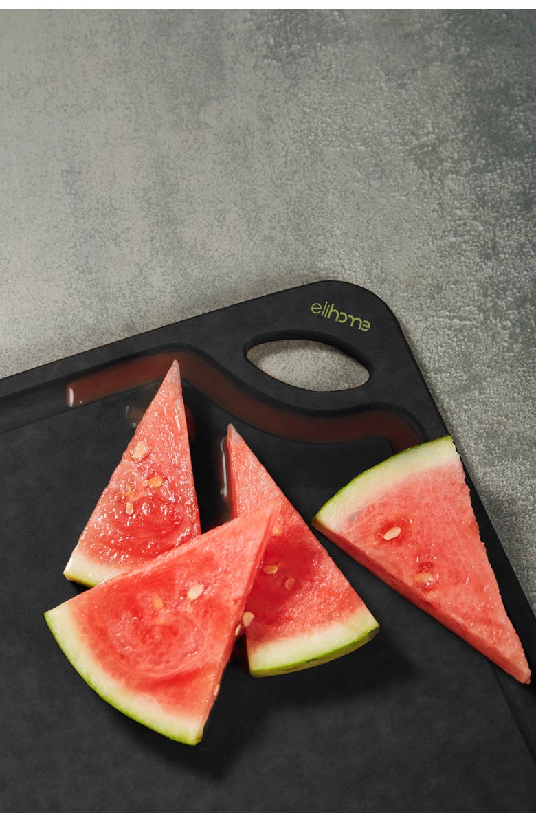 Elihome Classic Series 10 x 13 x 1/4 Cutting Board - Medium- Black Color, Alternate, color, Black
