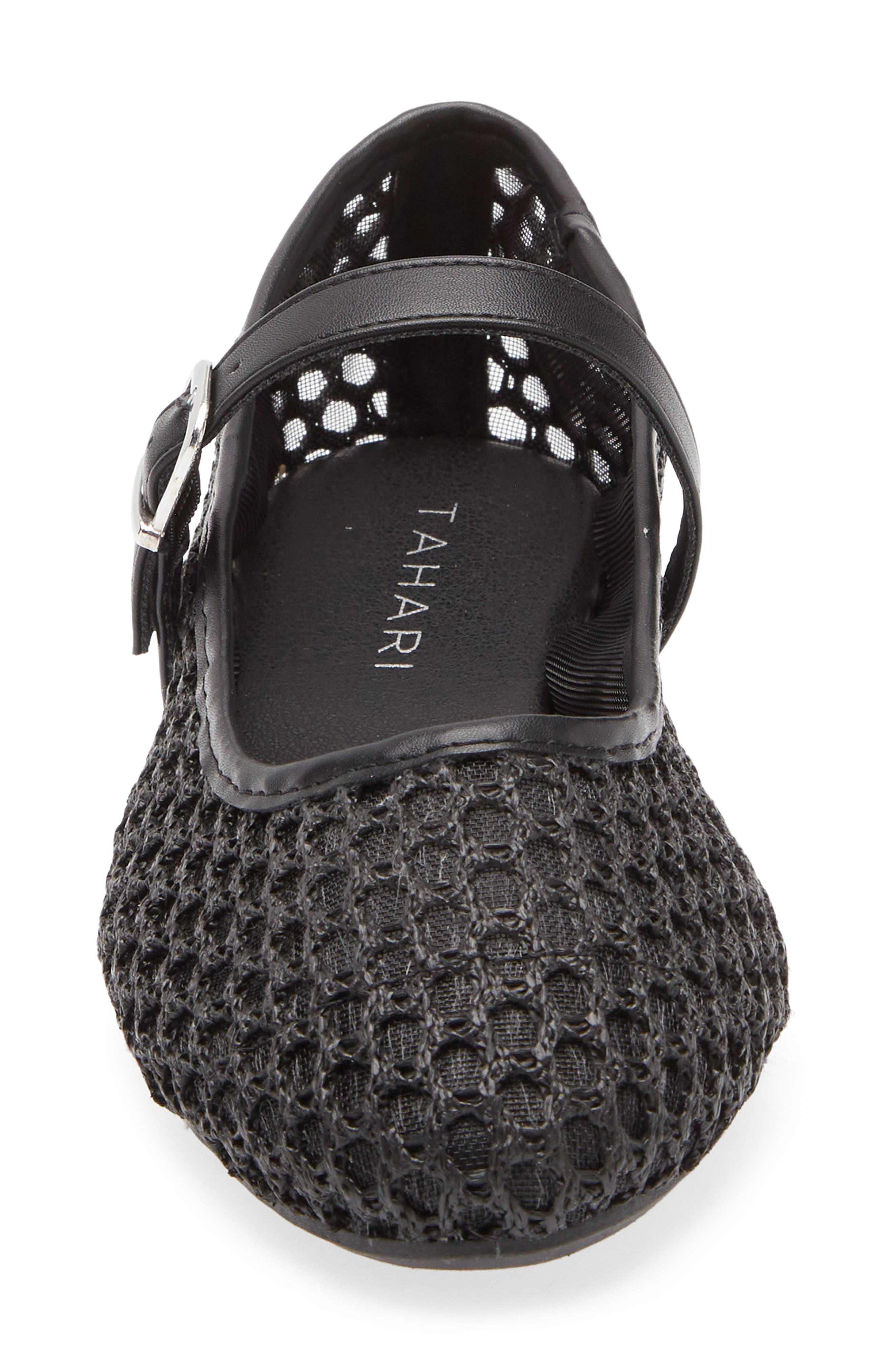 Tahari Open Weave Mary Jane Flat, Alternate, color, 
