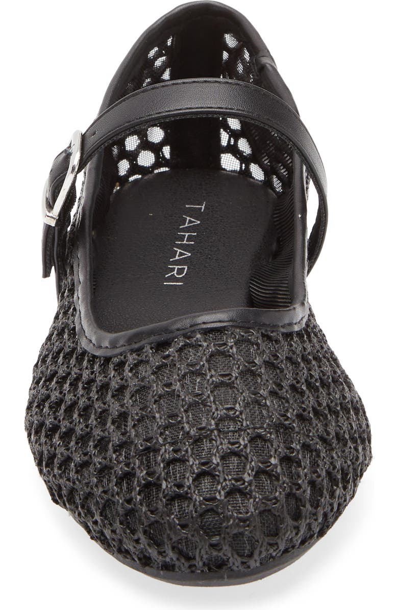 Tahari Open Weave Mary Jane Flat, Alternate, color,