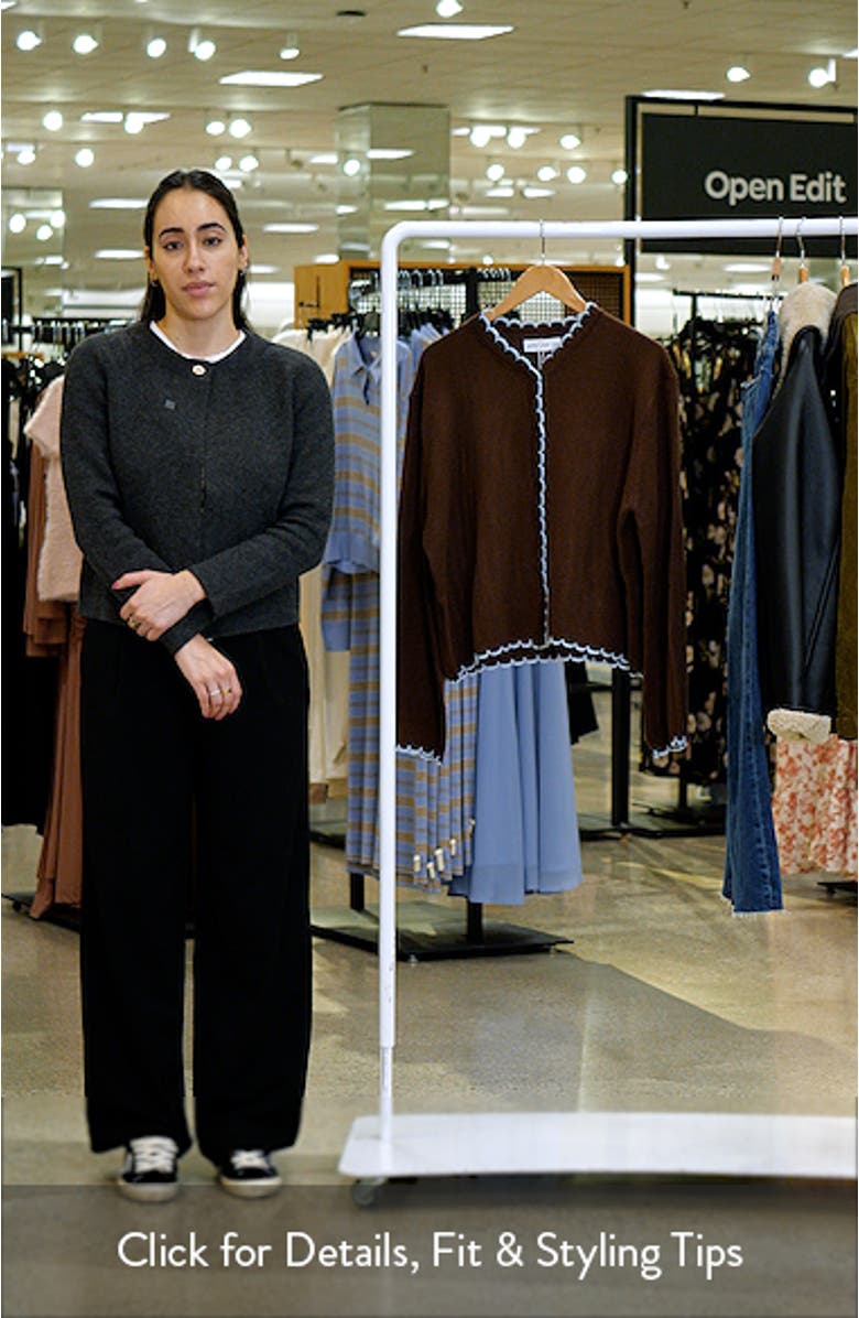 Ruby Scallop Cardigan, sales video thumbnail