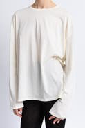 Alas Silk Wool Blend Long Sleeve T-shirt