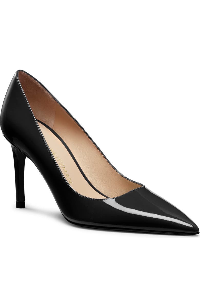 Stuart Weitzman Stuart Power 85 Pump, Main, color, Black