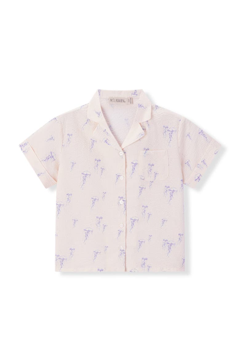 Button-up Two Piece Set, Alternate, color, Sunset Jellyfish