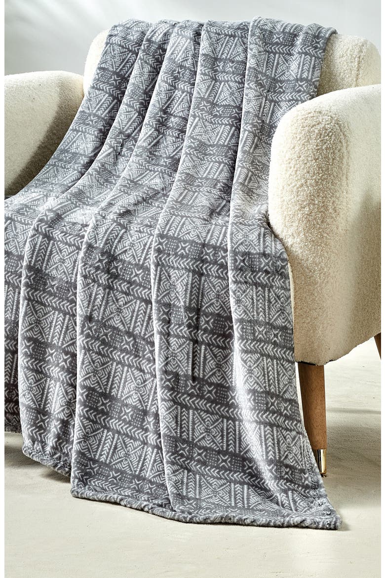 Takoda Sloth Throw Blanket, Alternate, color, GREY MULTI