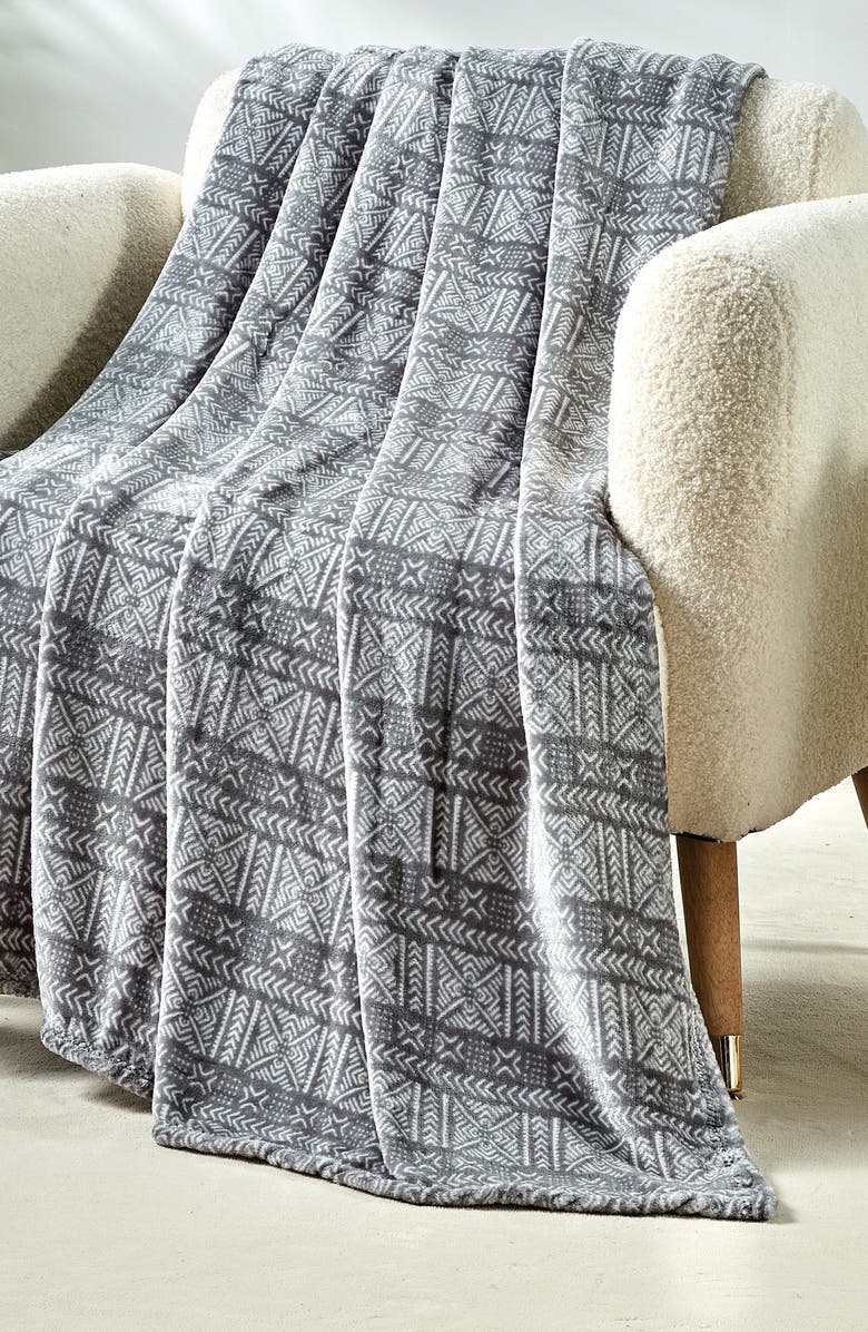 Luxury Home Takoda Sloth Throw Blanket, Alternate, color, Grey Multi