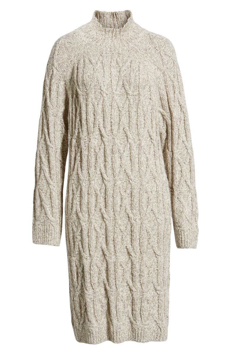 BP. Cable Knit Sweater Dress, Alternate, color,