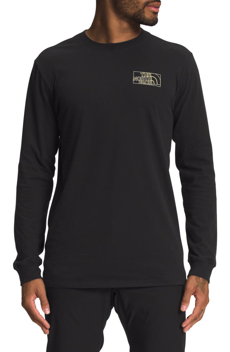 The North Face Long Sleeve Cotton Graphic Tee, Main, color, 