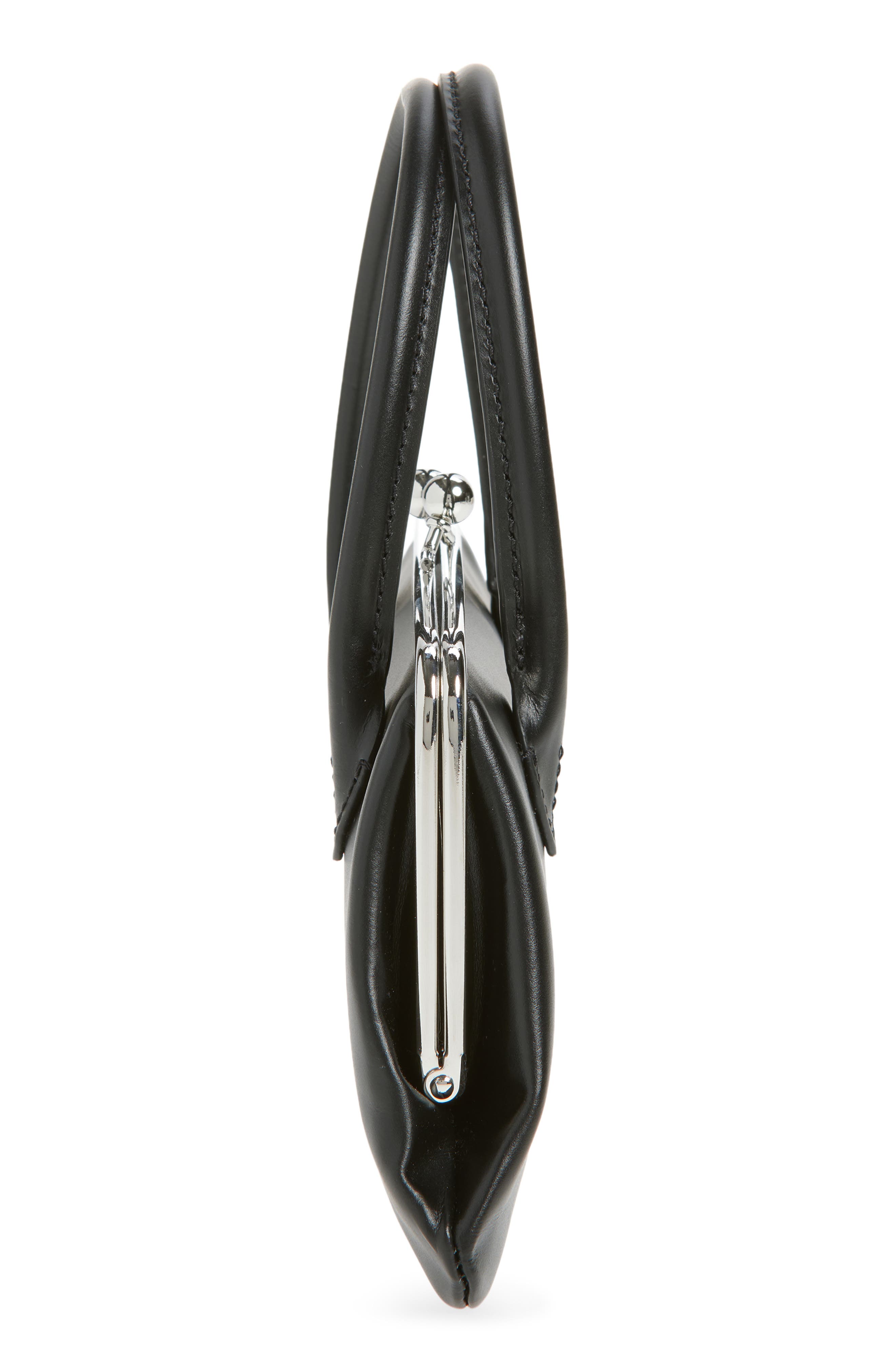 Comme des Garçons Large Frame Top Handle Bag, Alternate, color, Black