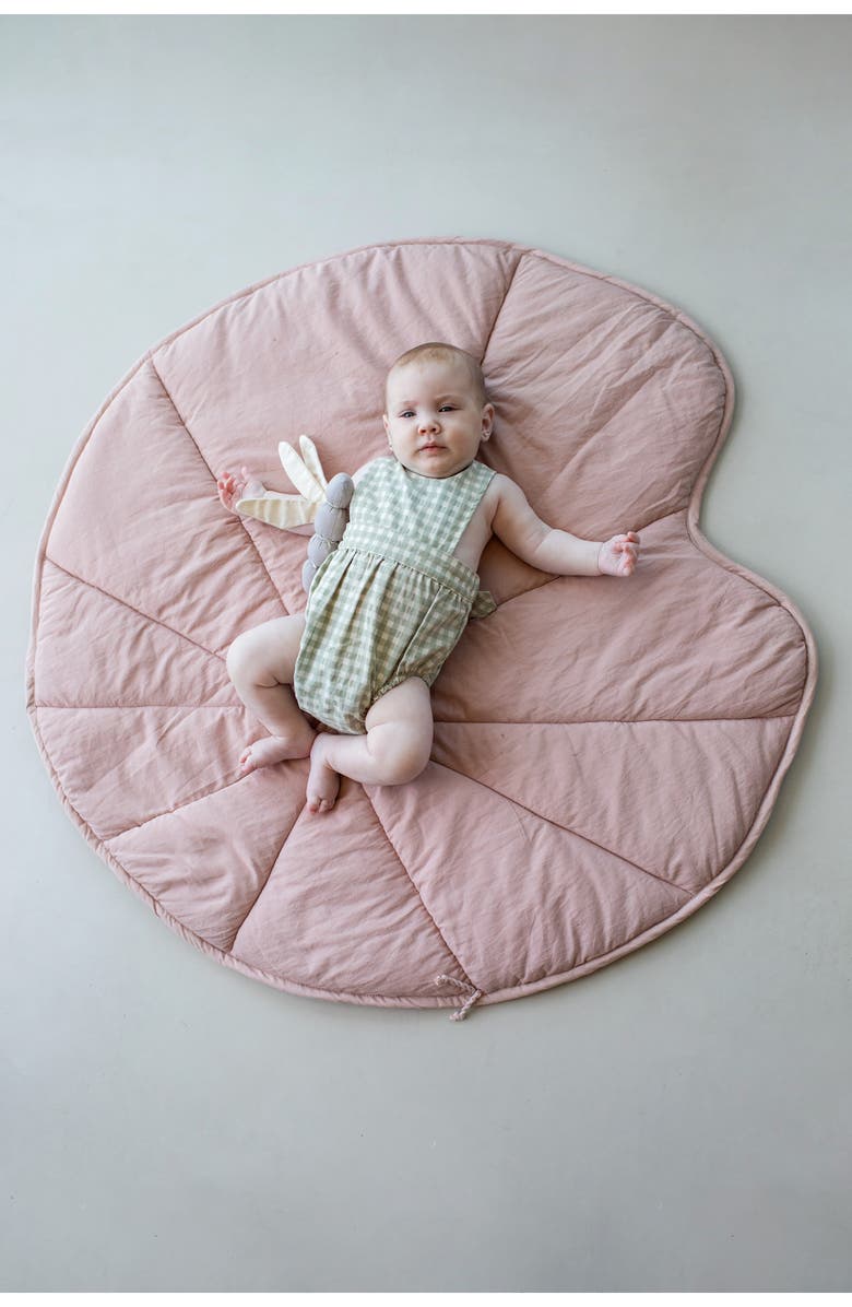 Lorena Canals Water Lily Organic Cotton Play Mat, Alternate, color, Vintage Nude