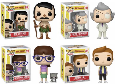 Bob's Burgers Series 3 Funko Pop! Complete Set (4)