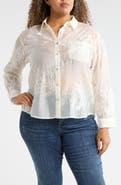 Forgotten Grace Embroidered Button-Up Shirt