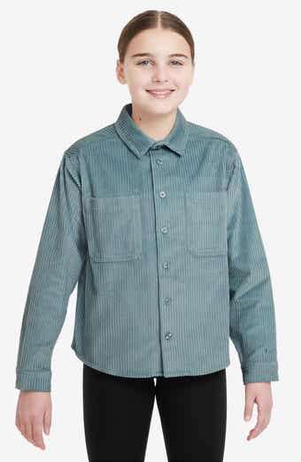 Nike Kids' SB Cotton Corduroy Button-Up Shirt