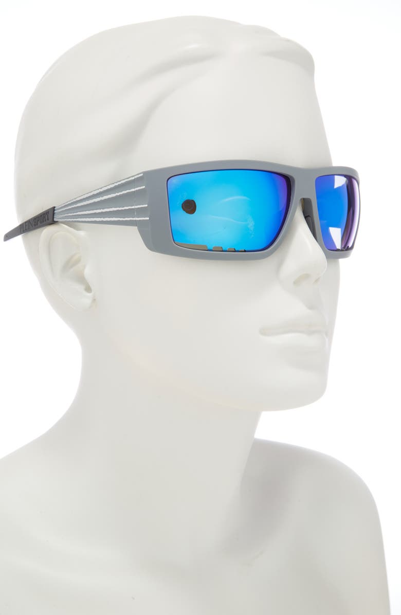 PHILIPP PLEIN Sport 64mm Rectangular Sunglasses, Alternate, color,