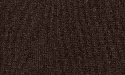 Reformation Jadey Oversize V-neck Cashmere & Wool Sweater In Brown